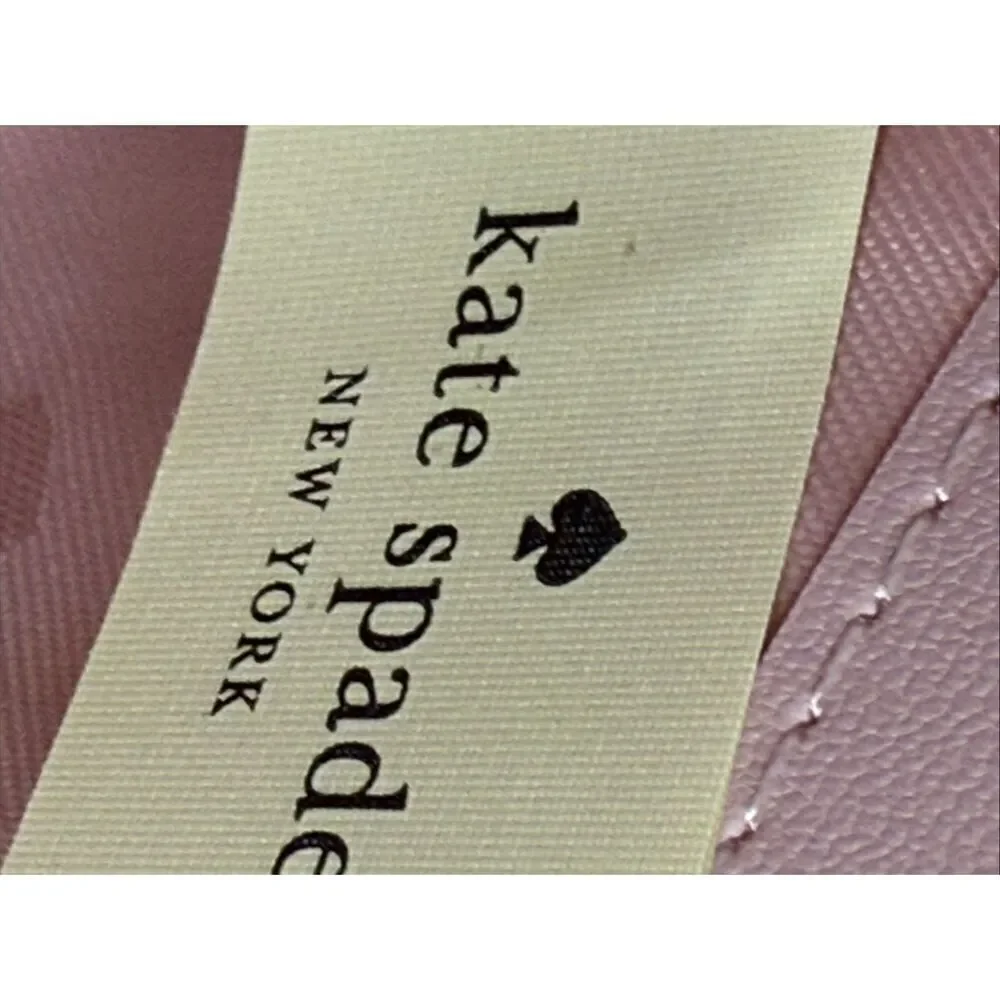 Kate spade large Madison continent Wallet pink 7.5x4”
